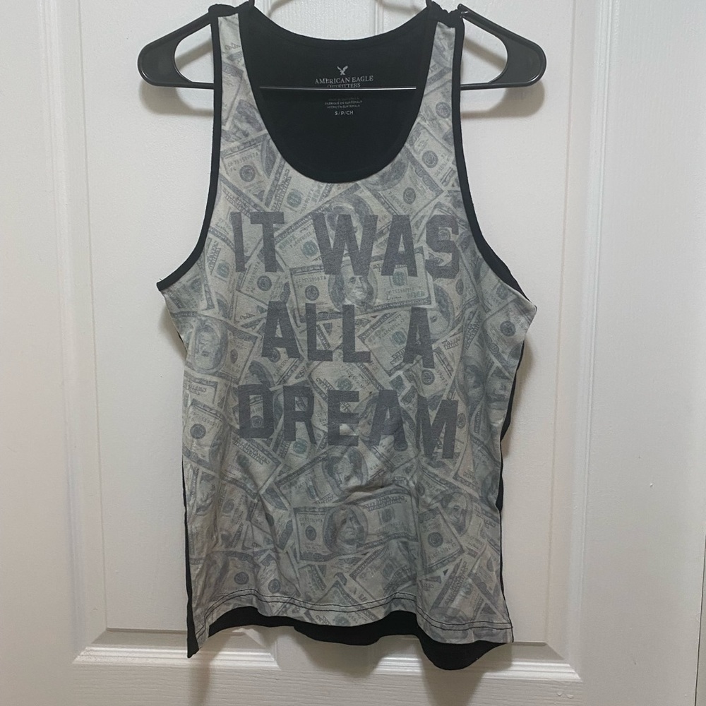 American Eagle men’s size small money tank top